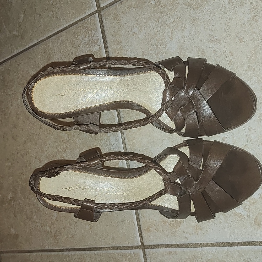 Vince Camuto Imagine Leather Vintage Sandals
